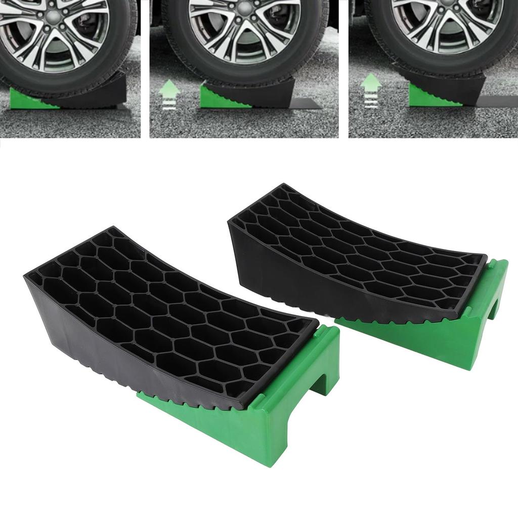 6-Piece Portable RV Curb Leveling Ramps with Non-Slip Pads, 35,000 lb Weight Capacity, for Campers, Trailers, and Motorhomes