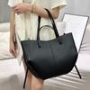 First-layer Cowhide Handbag Large-capacity High-end Tote Bag Authentic Leather Women's Commuting Fashionable Cross-body Wing
