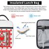 Queen Of Hearts Insulated Lunch Bag for Women Kids Portable Food Boxes Thermal Lunch Box Tote