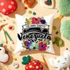 V-Venezuela Feelings Cushion Cover Plush Fabric Soft Double-Sided Printed Sofa Warm Winter Home Gift Pillow Cover
