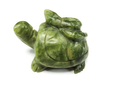 Handgeschnitzter natürlicher Serpentinstein Basalt-Käfer (Sekigai Basalt-Käfer) - Reise-Amulett, Glücksbringer, Feng Shui Artikel (Handgeschnitzte Basalt-Käfer)