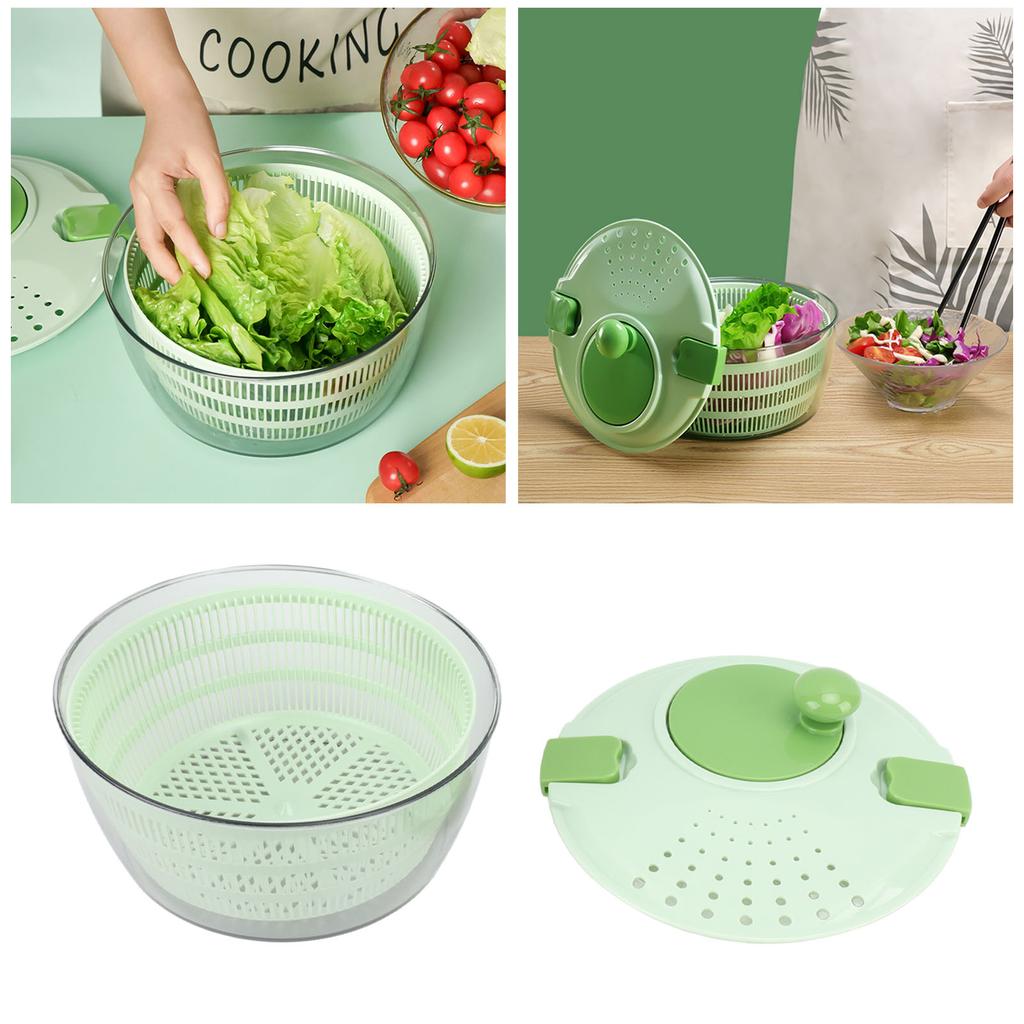 Salad   Plastic Time Saving Fast Mixing Washable Rotatable Veggie Washer for Kitchen
