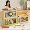 Foldable Plush Toy Storage Basket - Extra Large Flip-Top Box for Living Room