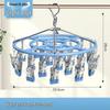 24-Clip Round Drying Rack