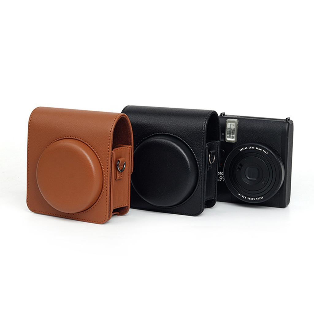 Small Camera Shoulder Bag for 99 Cameras PU Crossbody Bags Highly Performances Shoulder Bag Carry Case Shoulder Strap