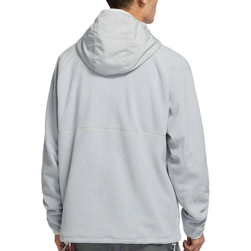Nike Sportswear Full-Zip Hooded Fleece Jacket Men Outerwear Light-Grey DM1220-077