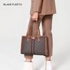 PLOVER Vintage Monogram Tote Crossbody Bag