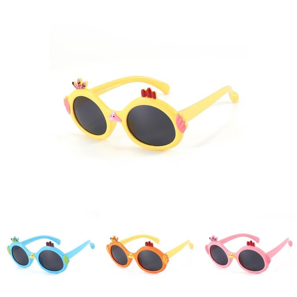 Fashionable Polarized Childrens Sunglasses Cartoon Chick Style Protection Uv