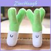 Scallion Plush Keychain Toy With Pp Cotton Ultra Soft Material For Kids Bag Charm Gift