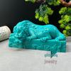 High-Quality Turquoise Pixiu Dragon Feng Shui Paperweight for Wealth and Fortune