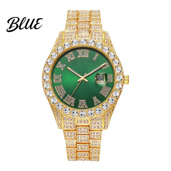 Reliable Timekeeping Men Watch Fashion Bracelet Quartz Analog with Day