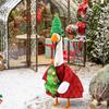 Easy To Clean Goose Costume Porch Goose Clothing Festive Christmas Goose Outfits for 23 Lawn Geese Xmas Tree Hat for Outdoor