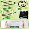 Professional Hair Styling Supplies Invisible Hair Nets Elastic Rubber Ties U Clips Straight Clips for Salon Hairstyling
