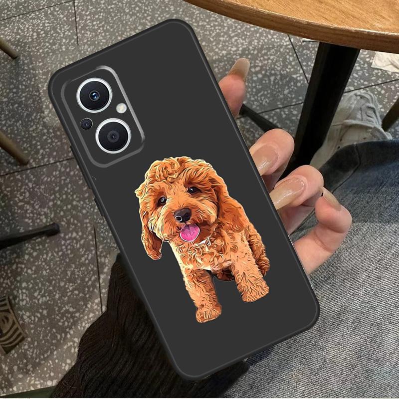 Cute Cockapoo Dog For OPPO Reno 10 11 12 13 14 Pro 7 8 Lite 8T 11F 12F 13F 14F OPPO Find X8 X9 X5 X6 Pro Case