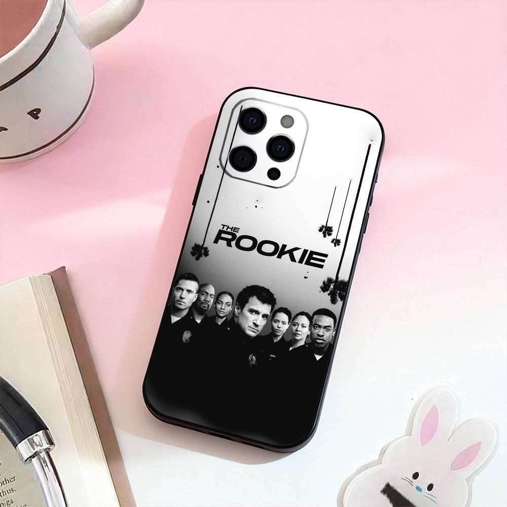 TV The R-rookie   Phone Case For iPhone 17,16,15,14,13,12,11 Plus,Pro Max,Soft Silicone Black Cover