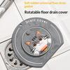 Floor Drain Cover Reusable Drain Stopper Sewer Pipe Cover Anti-Odor Bathtub Shower Drain Plug Universal
