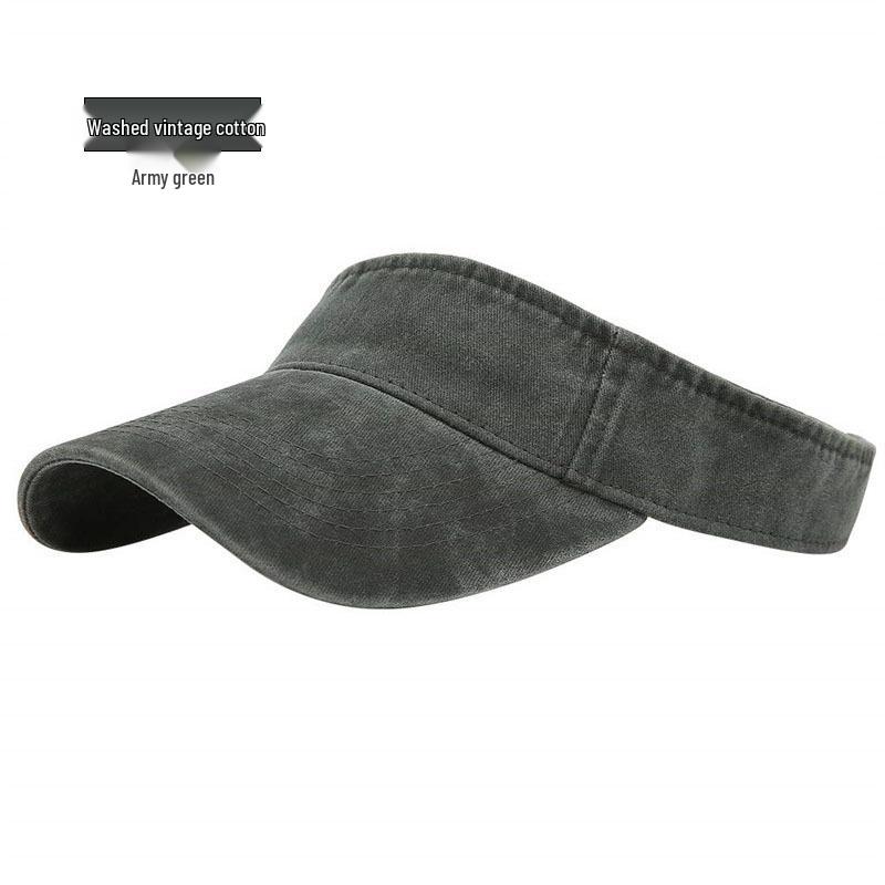 Unisex Washable Retro Sun Visor Cap for Outdoor Sports & Fishing
