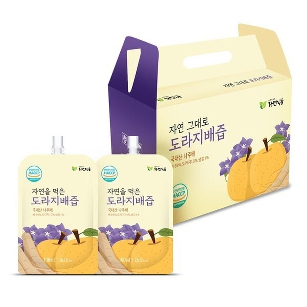 Natural Foods Naturally Balloon Flower & Pear Juice 100ml 2 Boxes