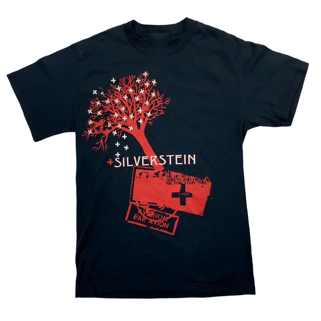 Silverstein T Shirt Size S-4X Black Casual Gildan 5000