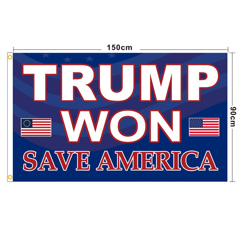 US Supports Trump's Victory Flag, US State Flag