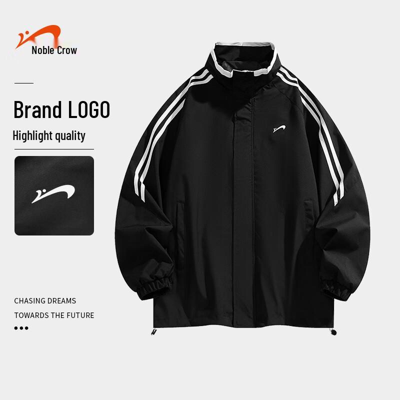 Guirenniao Unisex Windproof Water-Repellent Casual Jacket