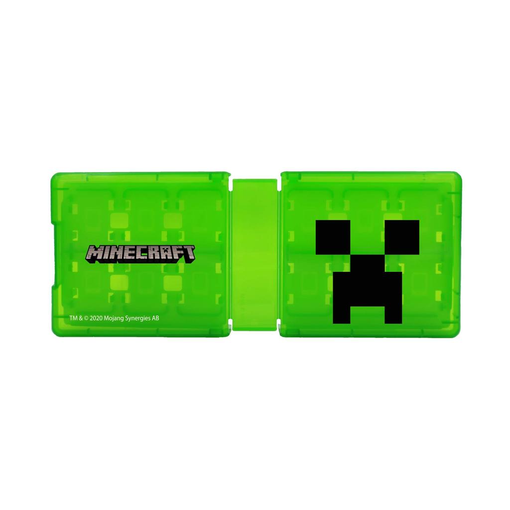 Licensed Nintendo Switch Card Case with 24 Card Minecraft Creeper [Nintendo Product] Pockets,