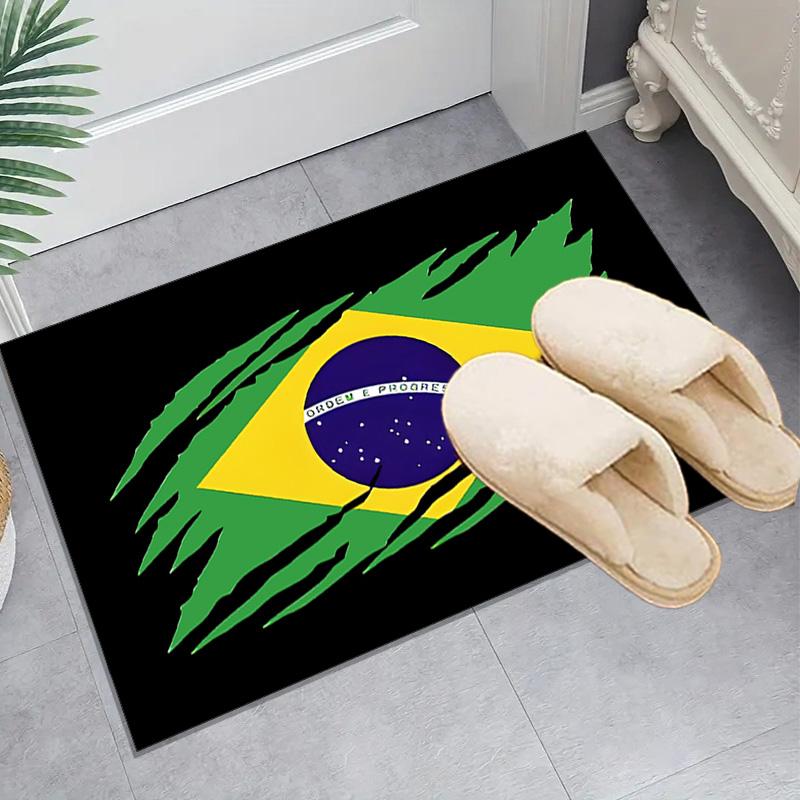 Brazil Rug Area rug for Livingroom, Bedroom, Palyroom, Chair Rug, Office Rug, Floor mat, Large Size Fan Christmas Birthday gift