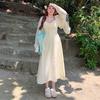 Plus Size Floral Mori Girl Camisole Dress & Cardigan Set for Women