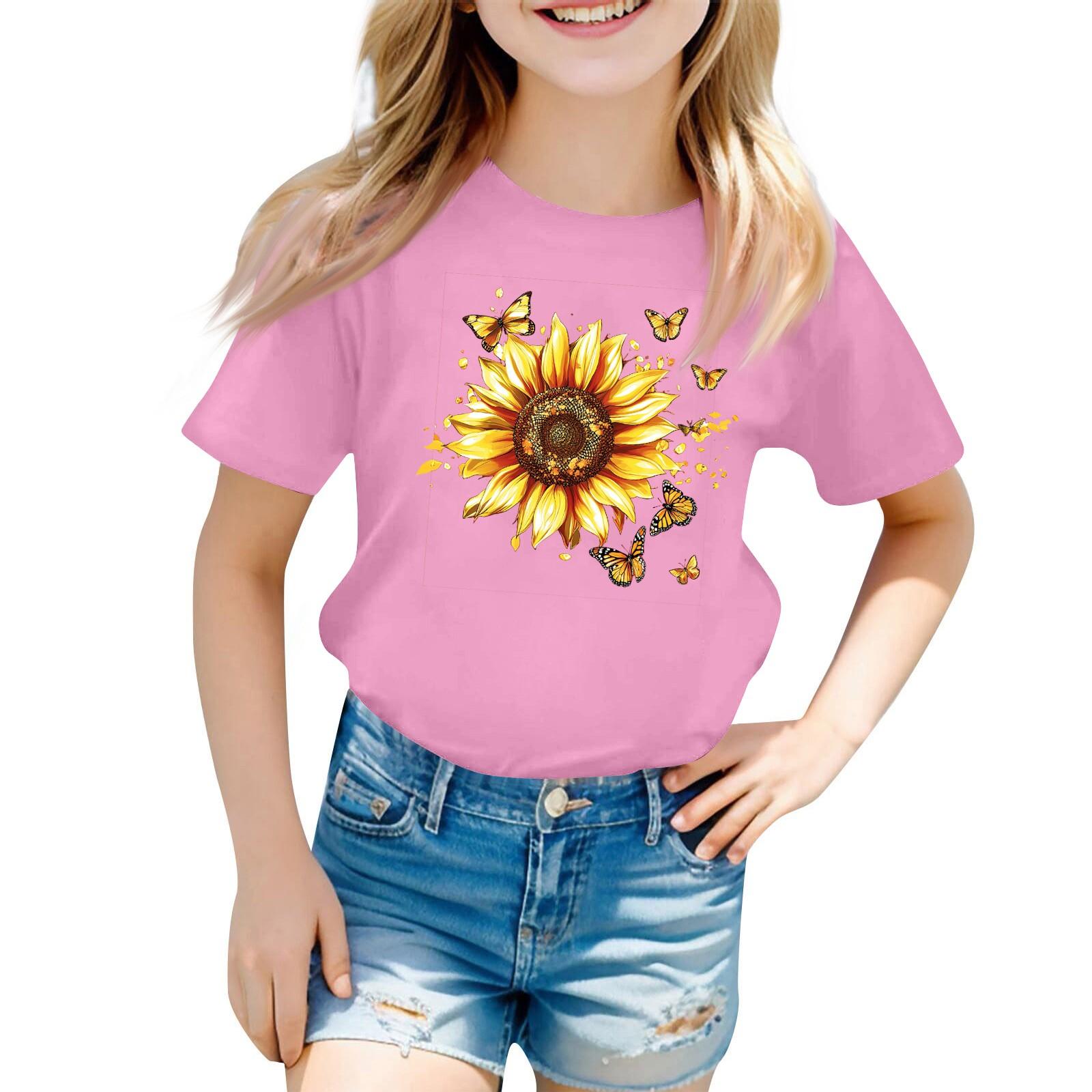 

Детская повседневная футболка с круглым вырезом и короткими рукавами с принтом и надписью «Топ» 120 розовый