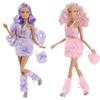 Europa 30cm Babi Prinzessin Puppen Spielzeug 1/6 BJD Puppe Gelenke Beweglich Mode Plüsch Kleidung Set Schmetterling Dekoration DIY Ankleiden