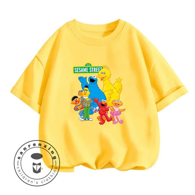 

[Easter Boys T-Shirt] Easter TX4231 Boys Cartoon Rabbit Print Stylish Versatile Trendy T-Shirt 110