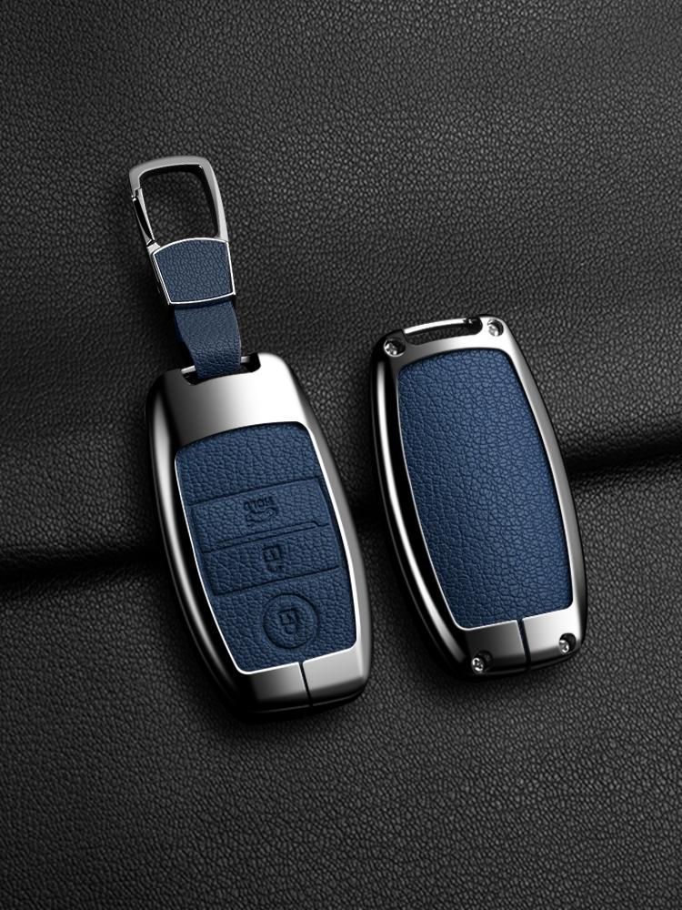 High Quality Zinc Alloy Leather Car Key Case Cover For Kia Sportage Cerato Optima K2 K3 K4 K5 Rio Picanto Soul Sorento Sedona