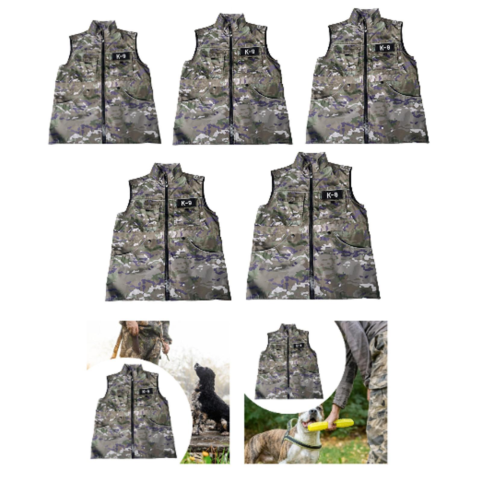 Dog Trainer Vest Obedience Vest Dog Trainer Clothes Professional Fishing Vest XXL