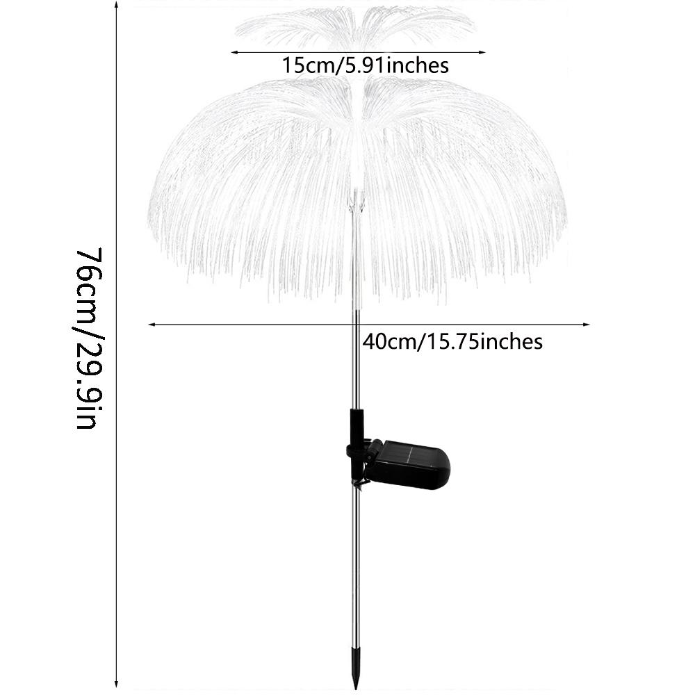 

1pc Solar Garden Lights Outdoor, 7 Color Changing, Solar Jellyfish Lights, Decorative Lights for Pathway, Patio, Backyard, Lawn