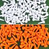 50Pcs Plastic Golf Tees for Irons Hybrids Par Threes Low Profile Woods And The Driving Range Short Golfing Tees for Lower Friction And Longer Distance
