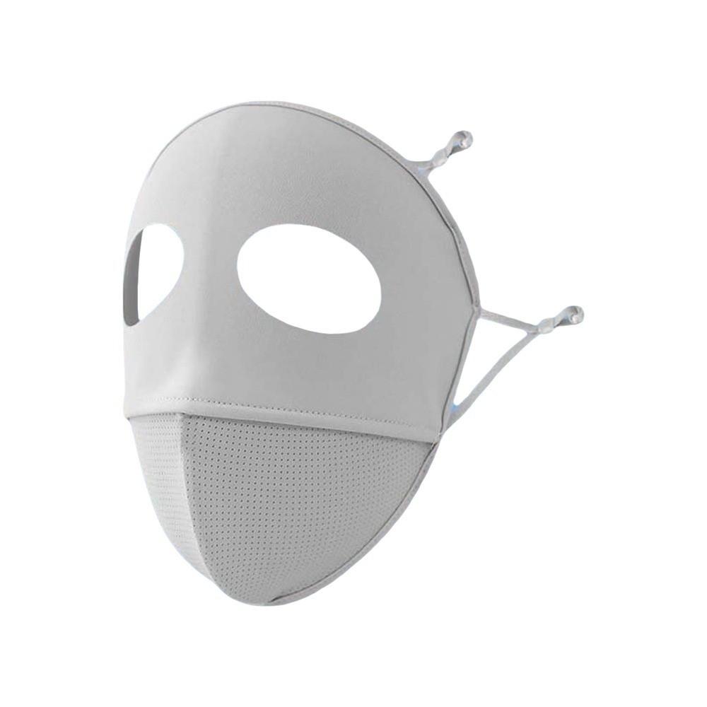 Traceless Sunscreen Mask Breathable Face Sun Protection Face-Framing UV Protection Mask Outdoor светло-серый
