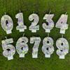 1PC 10 Durable Number Candles Reusable Custom Age Candles for Cakes Food-Safe Plastic Material 7.5x4cm