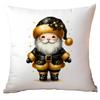 New Christmas Pillowcase High-end Light Luxury Black Gold Color Printing Home Cushion Pillowcase