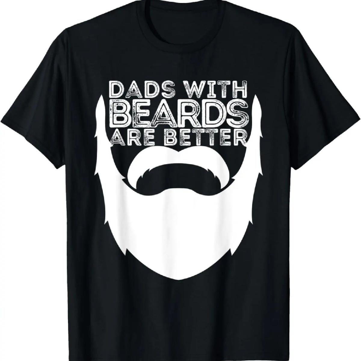 

Dads with Beards are Better Distressed Bearded Men T-Shirt XXXXXL різнокольоровий