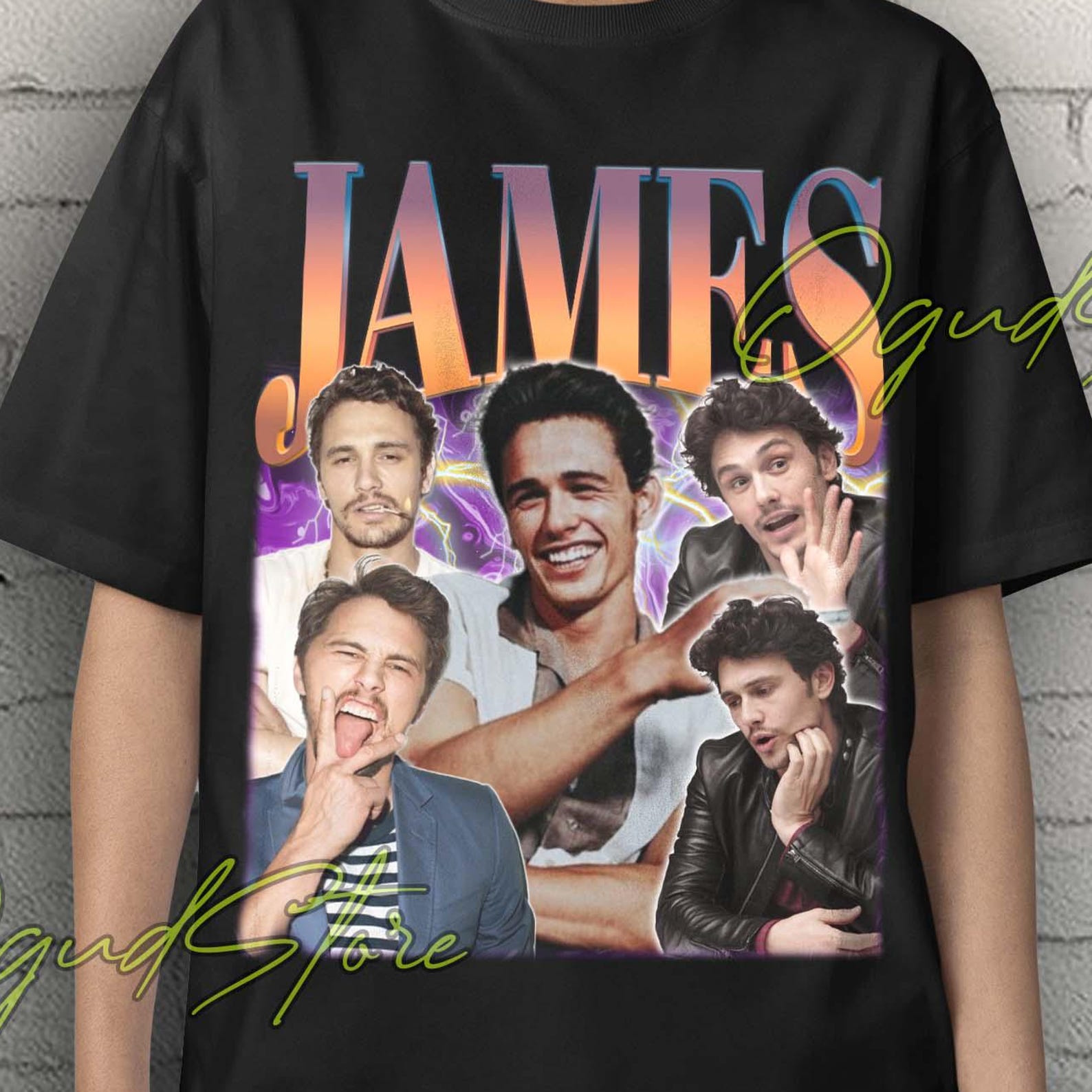 James Franco Shirt, James Franco Tshirt , Vintage James Franco Shirt, Retro James Franco Tees, James Franco Fan Tees, Retro Movie Gift Shirt S