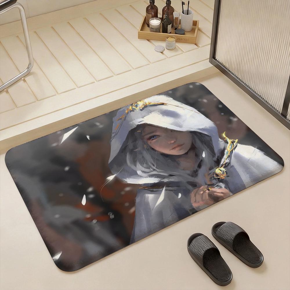 Anime G Ghost Blade Floor Mat Eco  Flannel Doormat Non Slip Odorless Indoor Floor Rug Soft Short Plush Home Mat