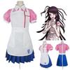 Dangan Ronpa 2 Mikan Tsumiki Pink White Uniform Suit Costume