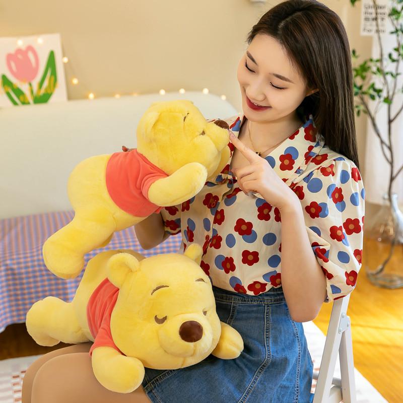Pooh Plush Toy Animal Cartoon Stuffed Doll With Pp Cotton For Kids Bedroom Decor