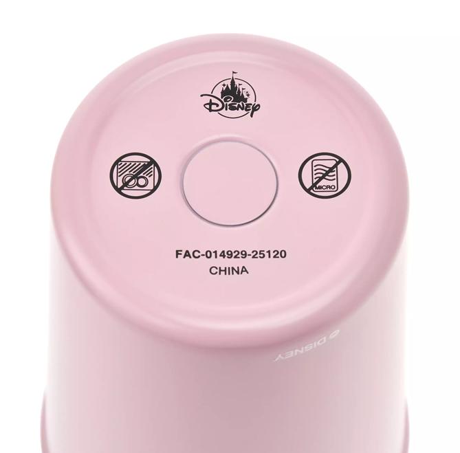 Disney Minnie Mouse Tumbler Stainless Steel with Holder and Charm, Colors NEW