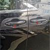 Carbon Fiber Side Door Handle Cover Trim For Toyota Alphard Vellfire 2023 2024