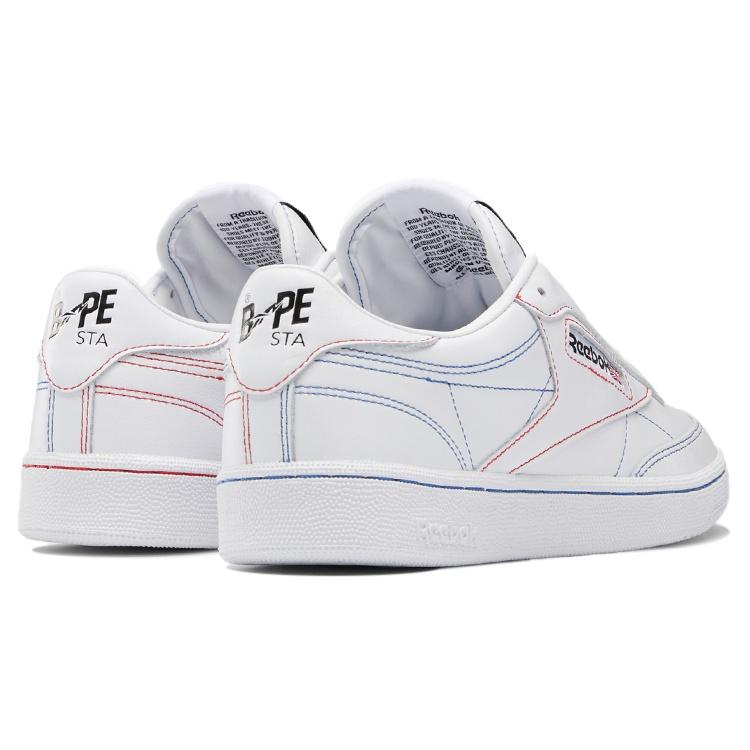 Reebok BAPE X Club C 85 'White' Men's Q47367