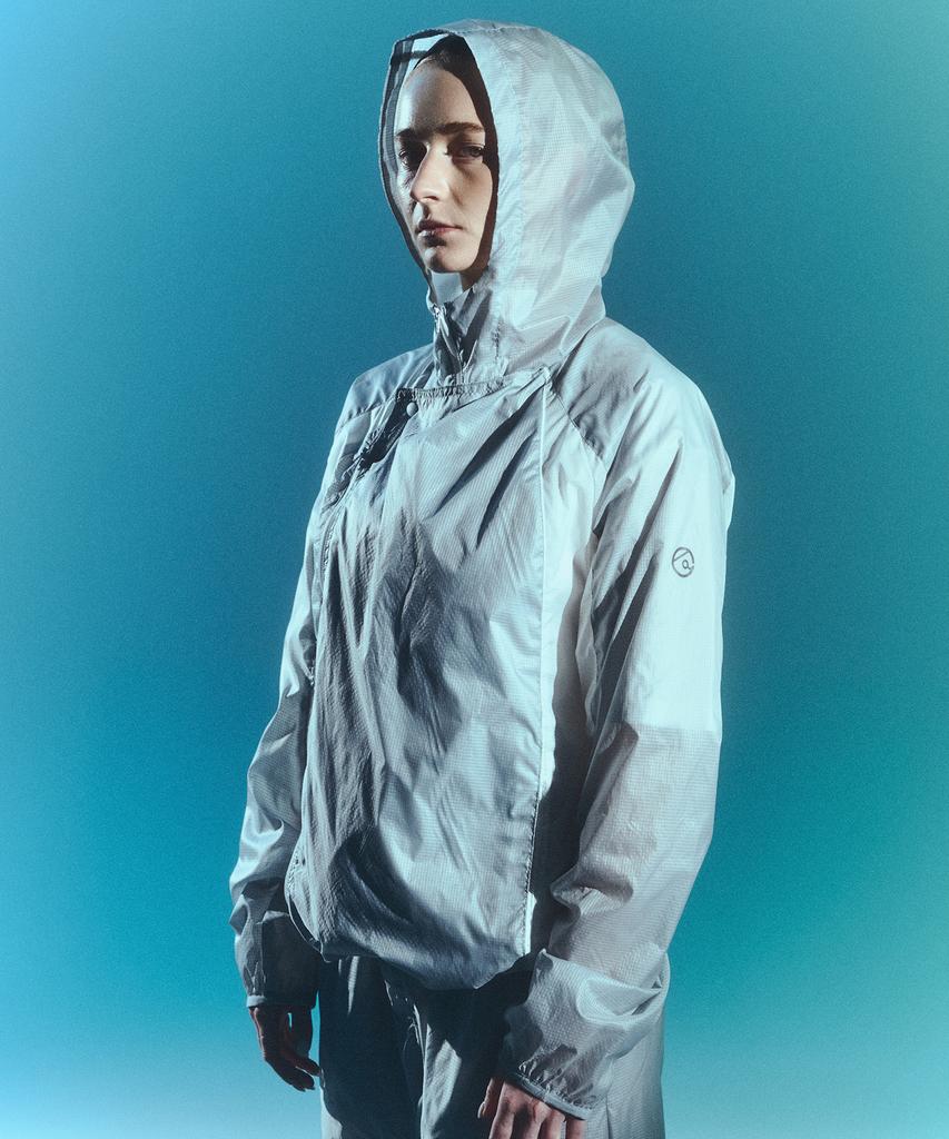 Thewarld Opark Ripstop Packable Windbreaker (Ice Grey)