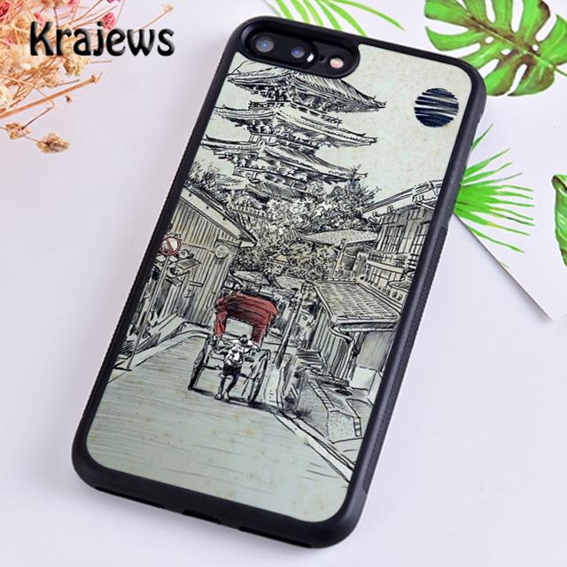 Krajews Kyoto Japan Old Capital Phone Case Cover For IPhone 18 17 Air 16 15 14 plus 11 12 13 pro max coque Shell Fundas