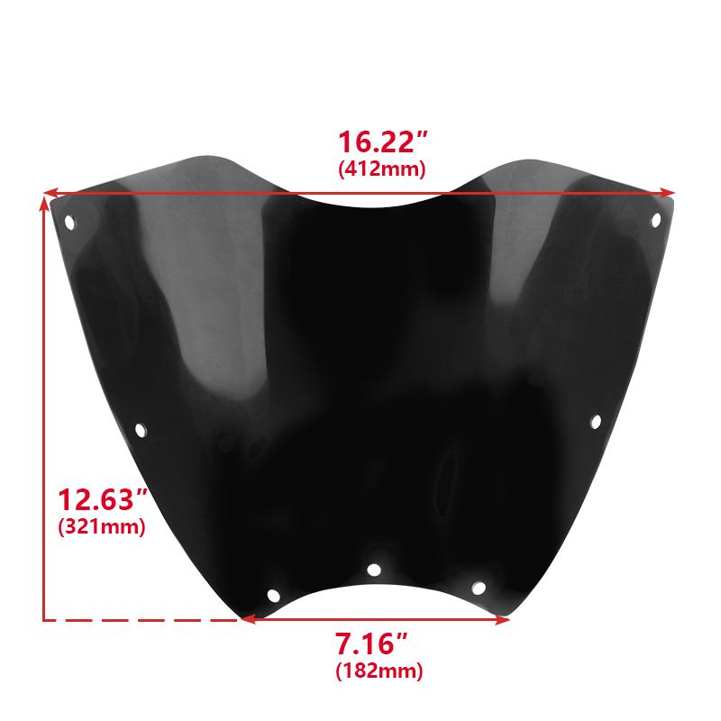 Motorcycle Odometer Visor Front Wind Shield Windshield Windscreen For Harley Cafe Racer Sporster Dyna Softail FXST FLST 06-17