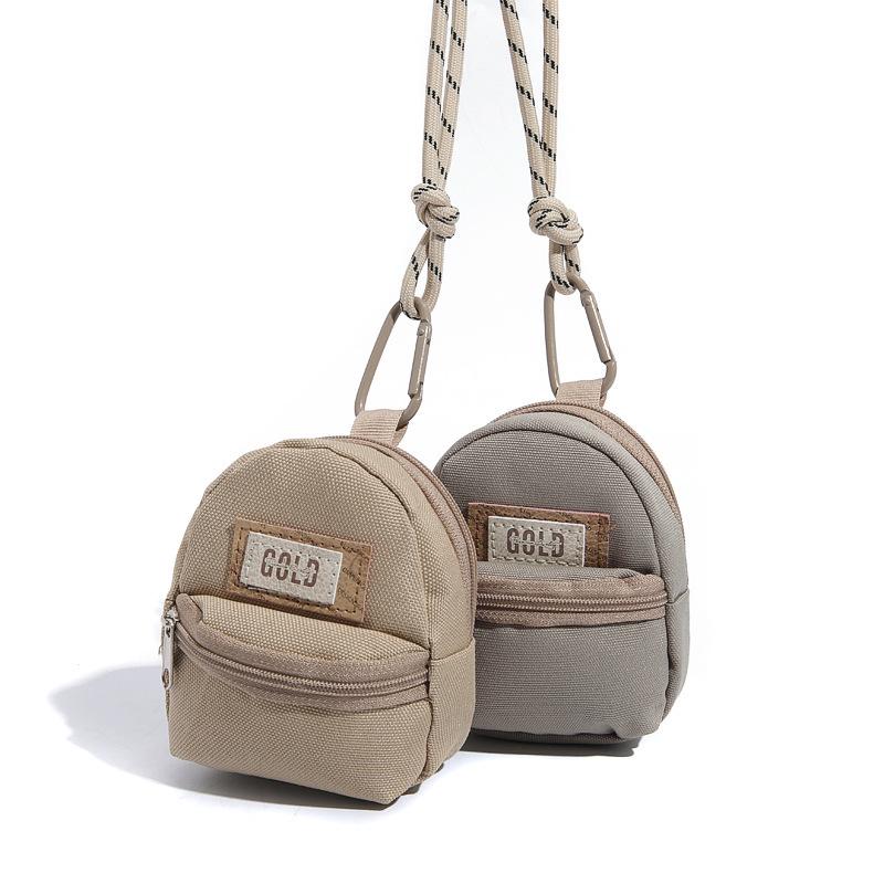 Korean Style Mini Earphone Bag, Trendy Unisex Crossbody, Fashionable Coin & Key Pouch, Stylish Neck Pouch.